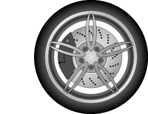 Car wheel PNG image, free download-1072